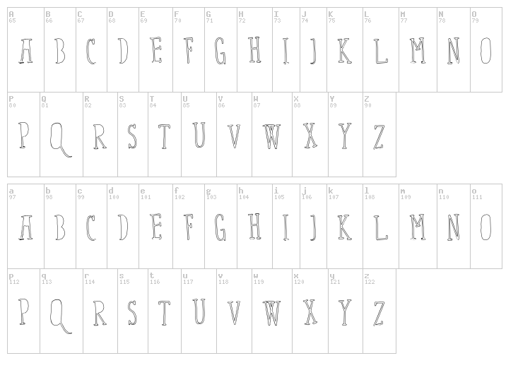Fix You font map